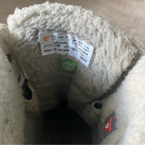 Timberland Gently Used Men's Raystown Waterproof Leather Brown Boots Size 7.5 - Picture 13 of 16